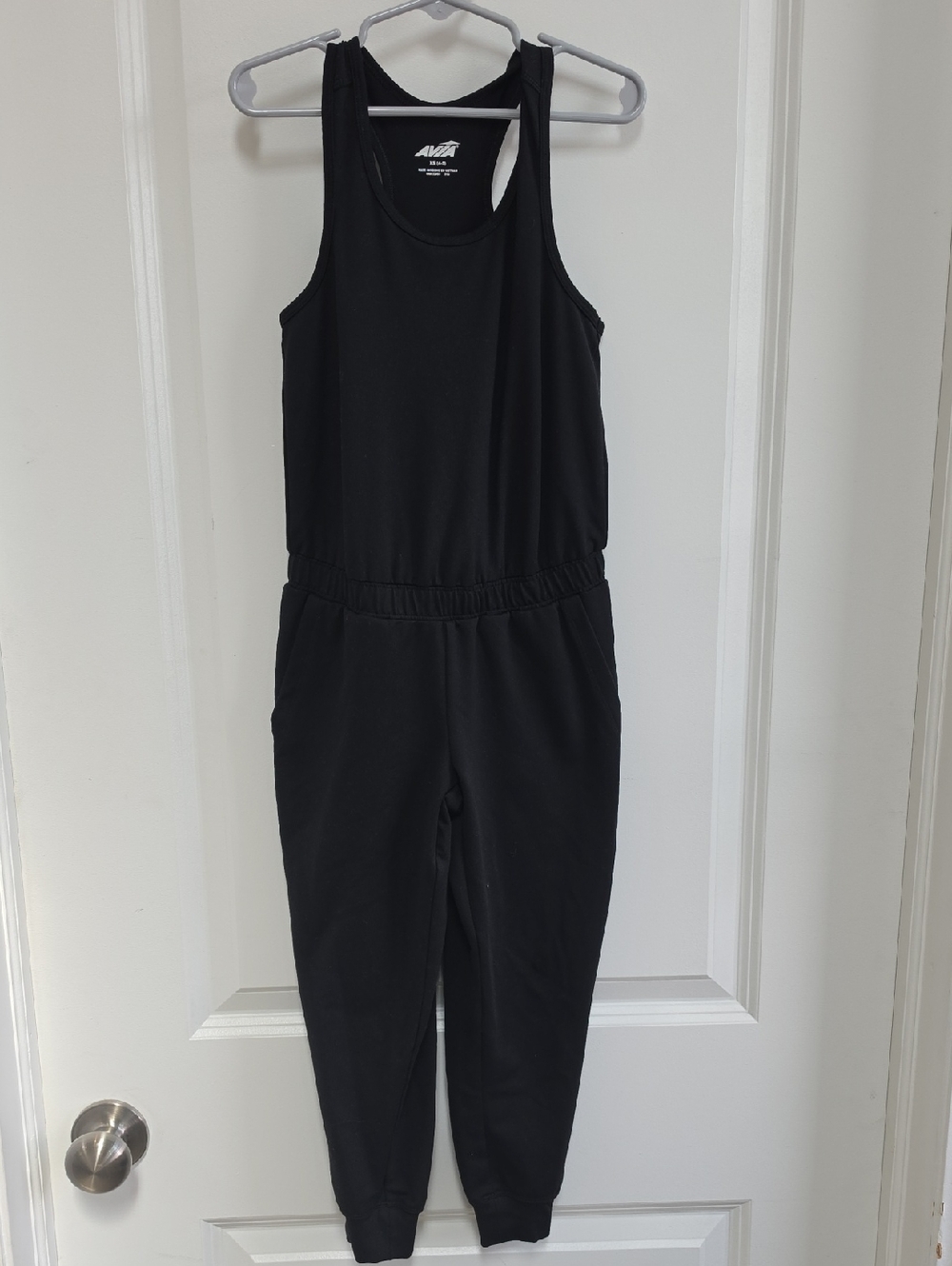 Avia Black Kids Athletic Jumpsuit